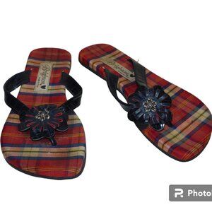 Brighton Made In Italy Flip Flop Thong Sandals Size 6.5